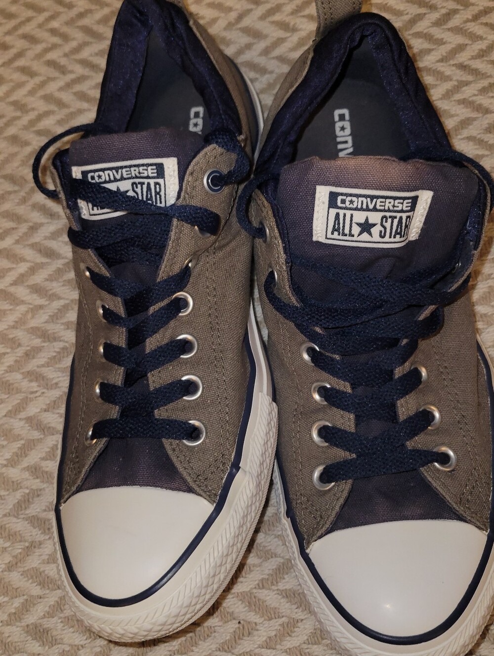 Converse Chuck Taylor All Star Dual Collar   Gray and Navy Size 10M/12W